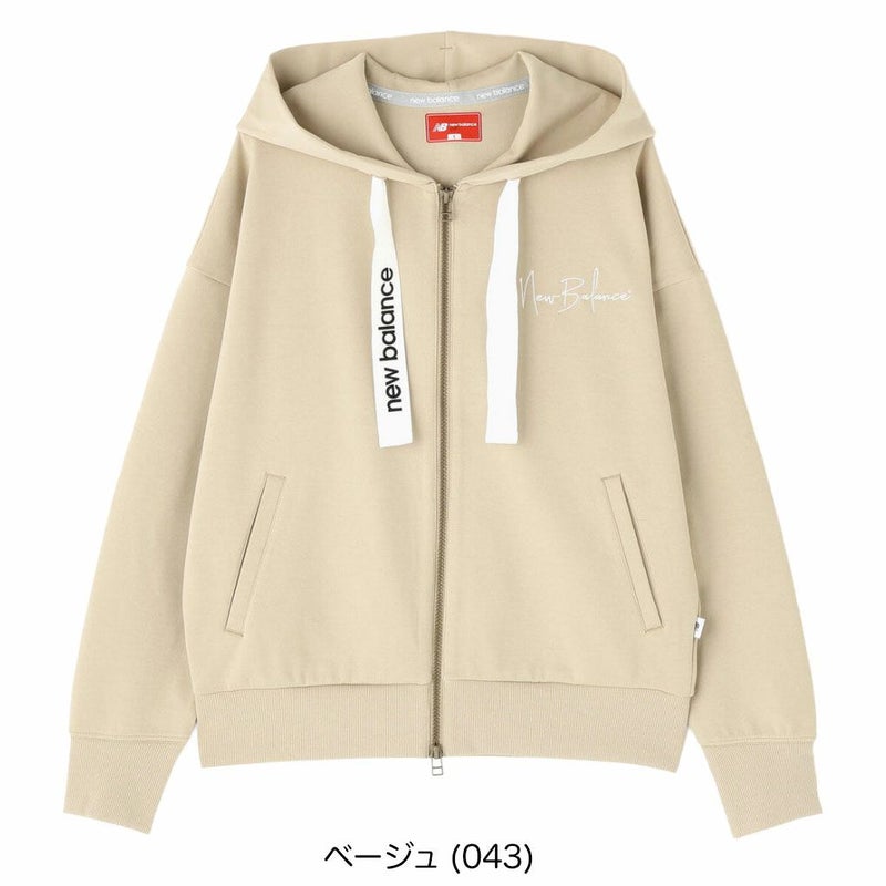 ニューバランススウェットフルジップフーディー012-5262502レディースゴルフウェアnewbalance2025秋冬モデル日本正規品