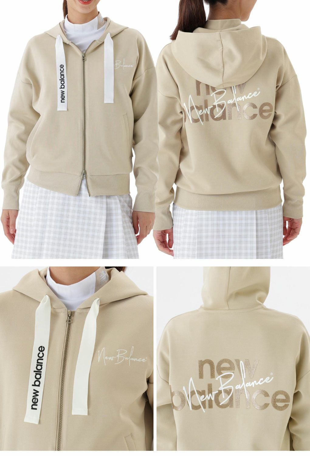 ニューバランススウェットフルジップフーディー012-5262502レディースゴルフウェアnewbalance2025秋冬モデル日本正規品