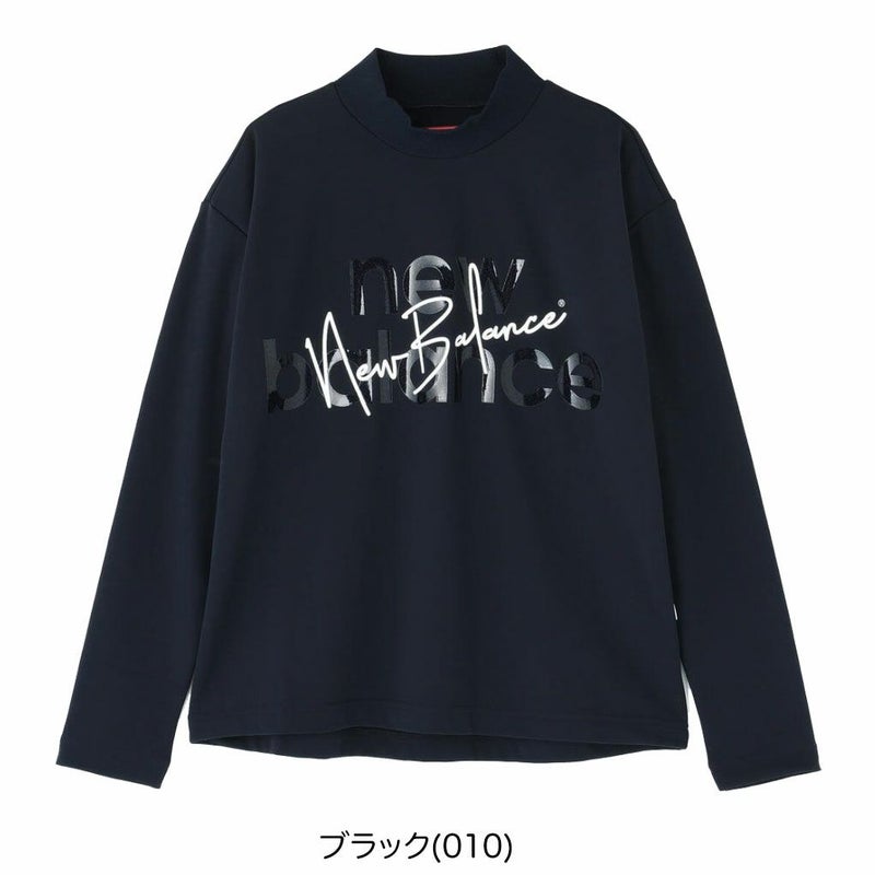 ニューバランス長袖モックネックプルオーバー012-5267504レディースゴルフウェアnewbalance2025秋冬モデル日本正規品