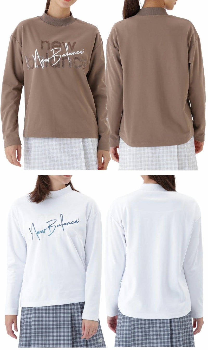 ニューバランス長袖モックネックプルオーバー012-5267504レディースゴルフウェアnewbalance2025秋冬モデル日本正規品