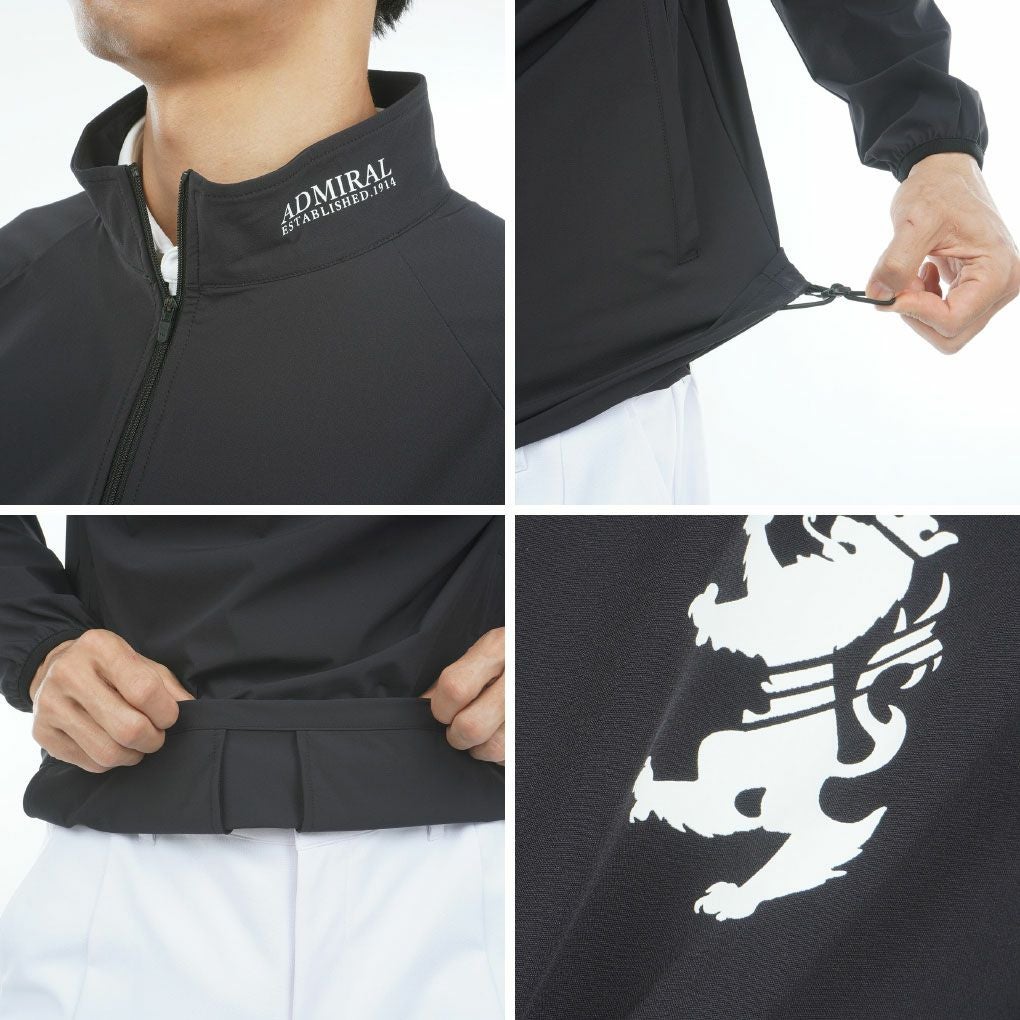アドミラル Admiral Golf メンズ ハーフジップ スニードジャケット