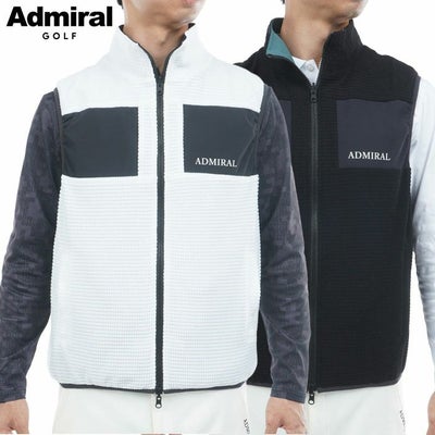 アドミラルAdmiralGolfリバーシブルボアベストADMA578ゴルフウェア2025秋冬モデル日本正規品
