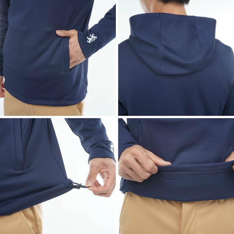 アドミラルAdmiralGolf速ポカフーディーシャツADMA581ゴルフウェア2025秋冬モデル日本正規品