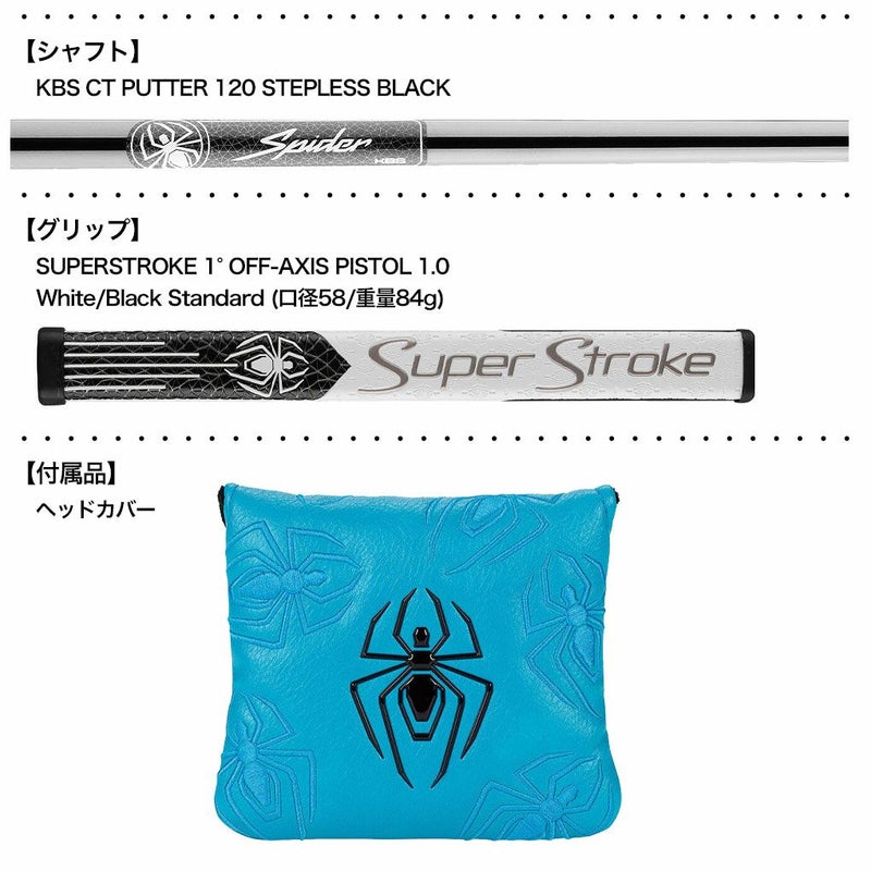 テーラーメイドSpiderZTSTANDARDパターメンズ右用スパイダーTaylorMade2025年モデルUSA直輸入品