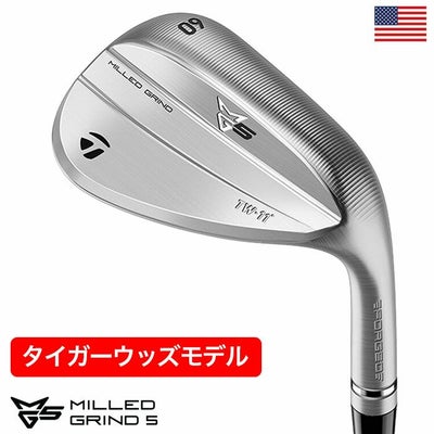 テーラーメイドMG5TigerWoodsGrindWedgeミルドグラインド5タイガーウッズウェッジメンズ右用スチールシャフト2025年モデルUSA直輸入品