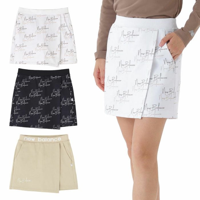ニューバランススウェットラップキュロット012-5239502レディースゴルフウェアnewbalance2025秋冬モデル日本正規品