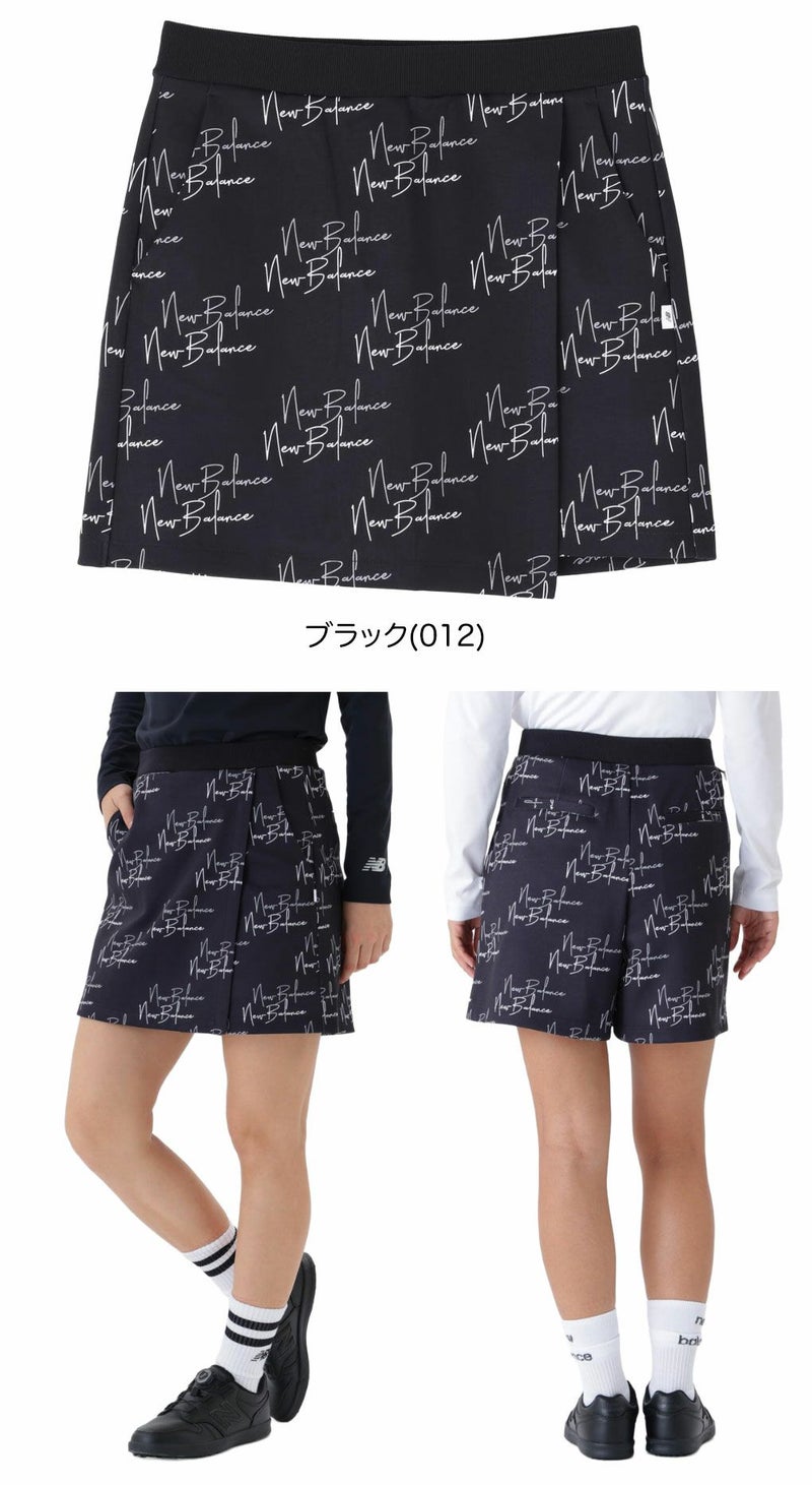 ニューバランススウェットラップキュロット012-5239502レディースゴルフウェアnewbalance2025秋冬モデル日本正規品