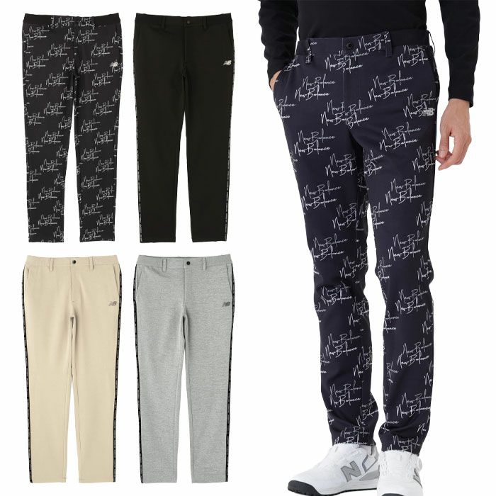 ニューバランスUVスウェットテーパードロングパンツ012-5236008メンズゴルフウェアnewbalance2025秋冬モデル日本正規品