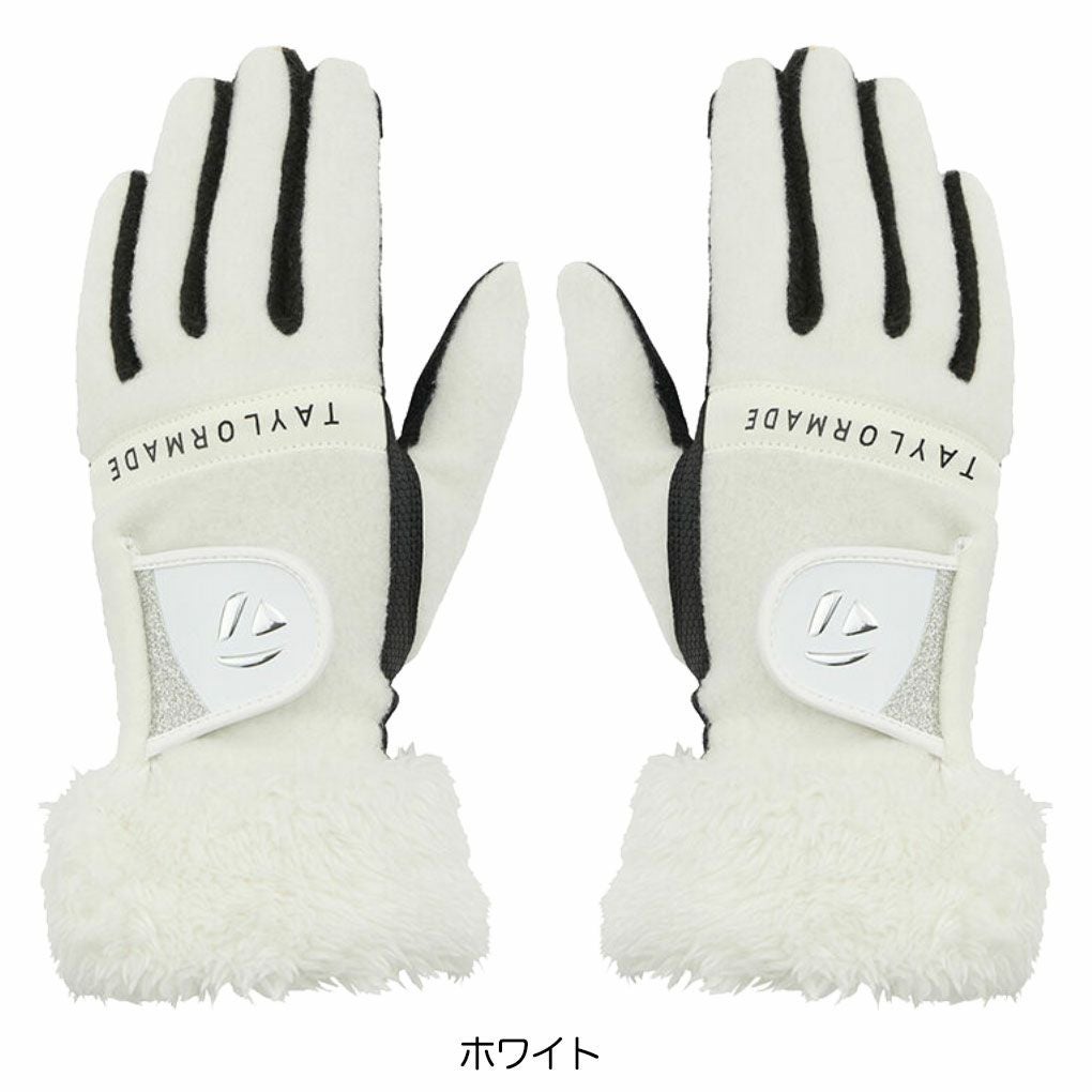 テーラーメイドWボアフリースグローブペアTL609レディース両手用ラウンド用品TaylorMadeゴルフ2025秋冬モデル日本正規品