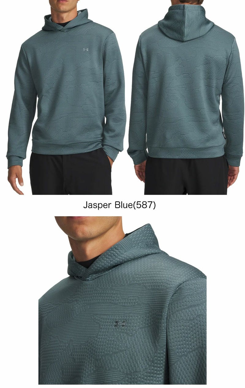 アンダーアーマUAドライブミッドレイヤージャカードフーディー6003724メンズゴルフウェアゴルフUNDERARMOUR2025秋冬モデル日本正規品