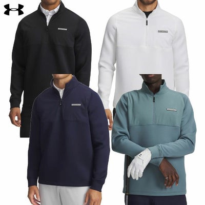 アンダーアーマドライブプロハイブリッド1/4ジップミッドレイヤー6005666メンズゴルフウェアゴルフUNDERARMOUR2025秋冬モデル日本正規品