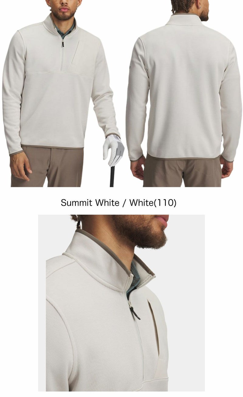 アンダーアーマドライブスウェットフリース1/2ジップ6005671メンズゴルフウェアゴルフUNDERARMOUR2025秋冬モデル日本正規品