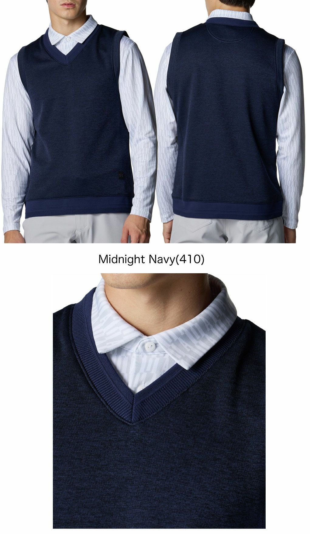 アンダーアーマUAドライブストームセーターフリースベスト6007928メンズゴルフウェアゴルフUNDERARMOUR2025秋冬モデル日本正規品