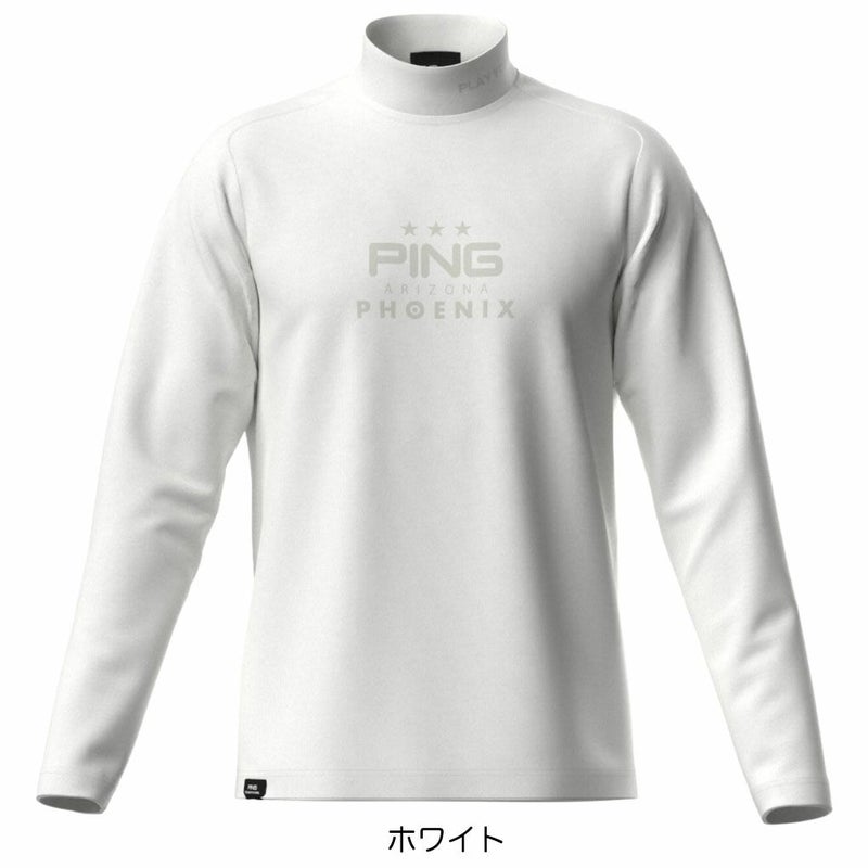 ピンPINGピンサーモソーラ―バックカノコ長袖ハイネックカットソー621-5266902メンズゴルフウェア2025秋冬モデル日本正規品
