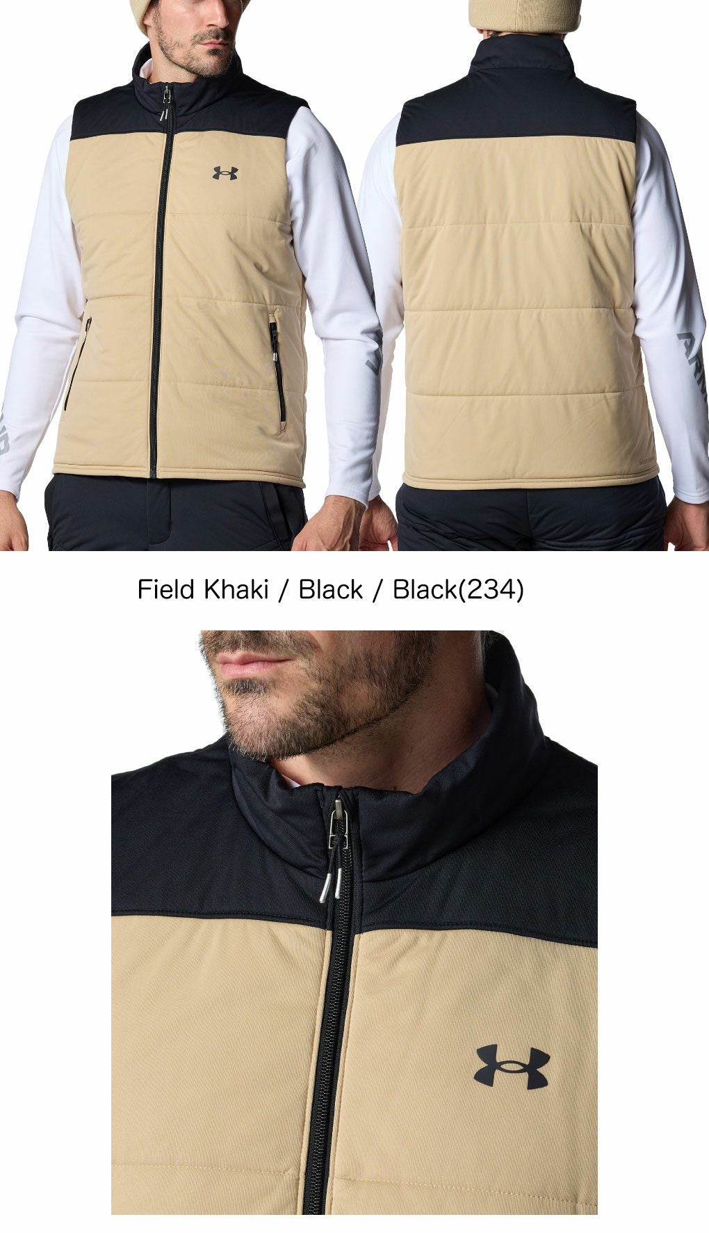 アンダーアーマUAドライブプロインサレーテッドフルジップベスト6007925メンズゴルフウェアゴルフUNDERARMOUR2025秋冬モデル日本正規品