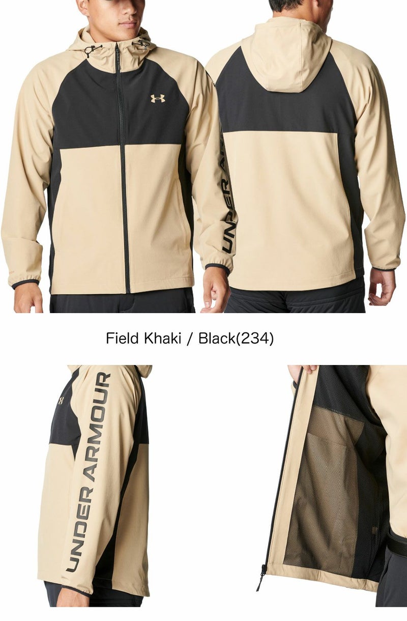 アンダーアーマーUAドライブウインドフルジップジャケット6007926メンズゴルフウェアゴルフUNDERARMOUR2025秋冬モデル日本正規品