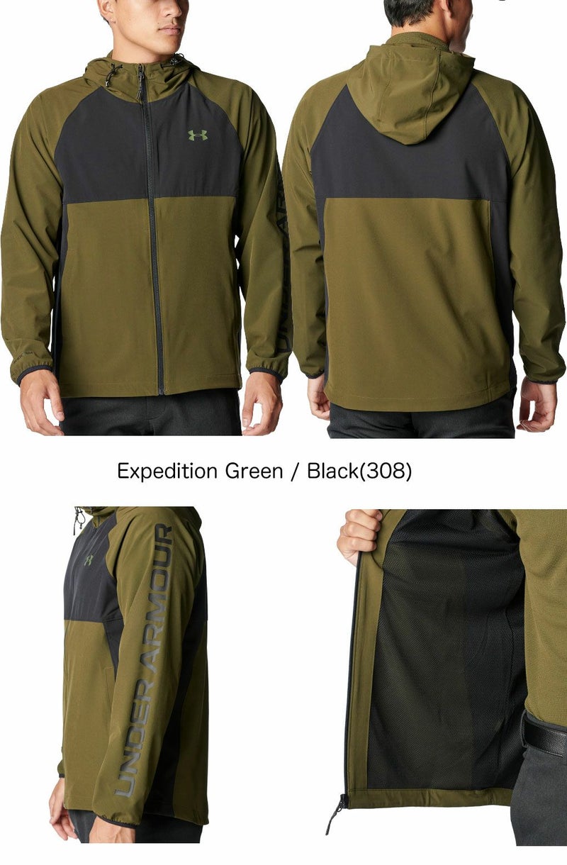 アンダーアーマーUAドライブウインドフルジップジャケット6007926メンズゴルフウェアゴルフUNDERARMOUR2025秋冬モデル日本正規品