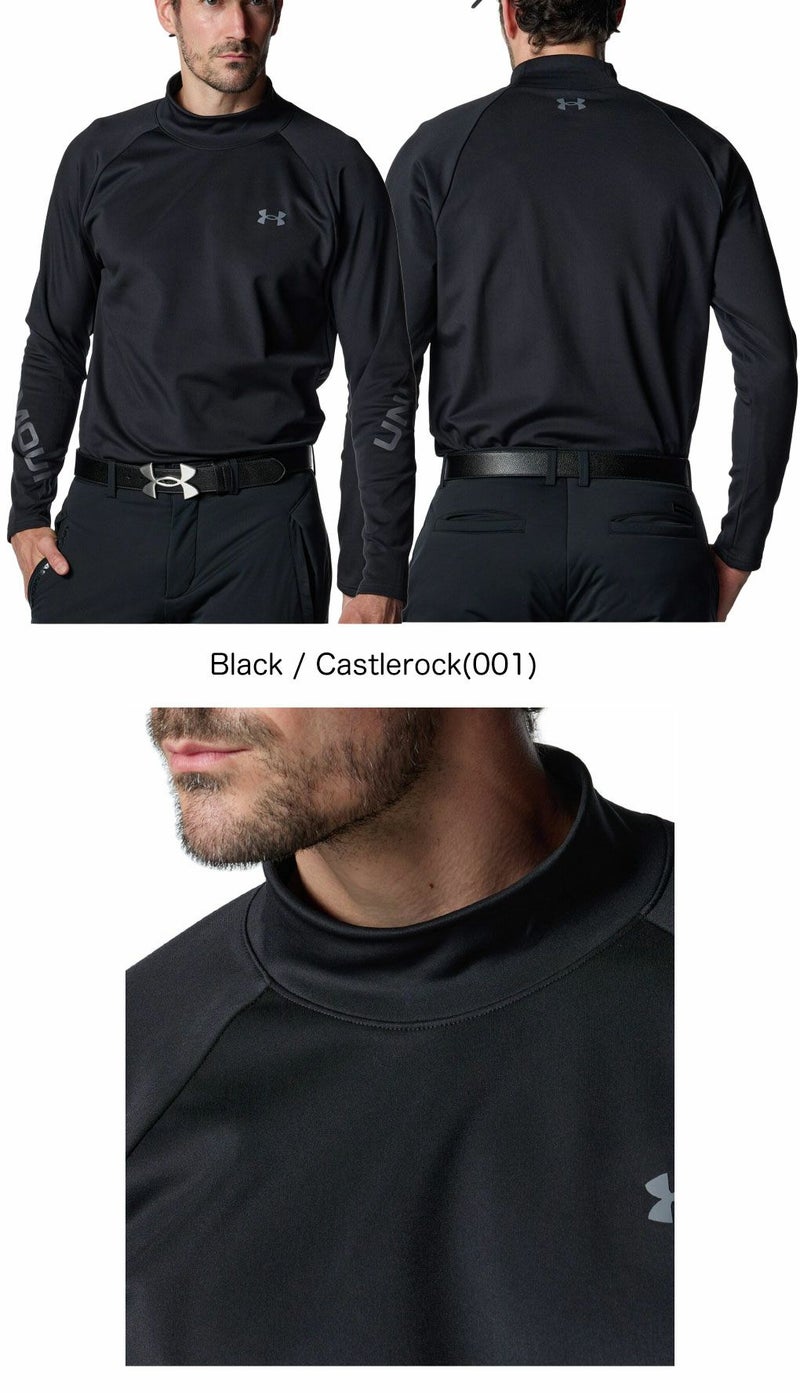 アンダーアーマUAドライブコールドウェザープロロングスリーブモックネックシャツ6007930メンズゴルフウェアゴルフUNDERARMOUR2025秋冬モデル日本正規品