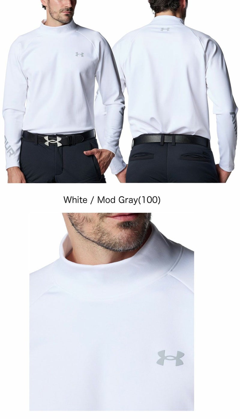 アンダーアーマUAドライブコールドウェザープロロングスリーブモックネックシャツ6007930メンズゴルフウェアゴルフUNDERARMOUR2025秋冬モデル日本正規品