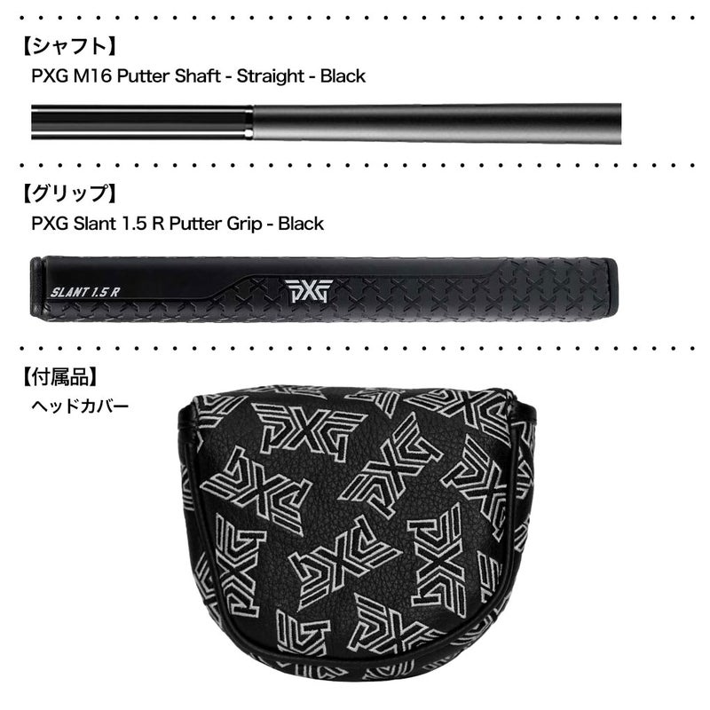 PXGAllanZTBlackPuttersパターメンズ右用33,34,35インチUSA直輸入品