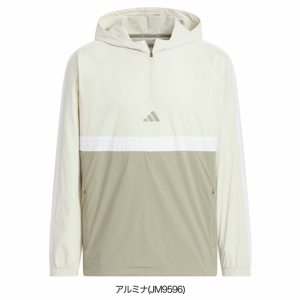 アディダスビヨンドザコース撥水カラーブロックアノラックJUW87メンズゴルフウェアゴルフ2025秋冬モデルadidas日本正規品