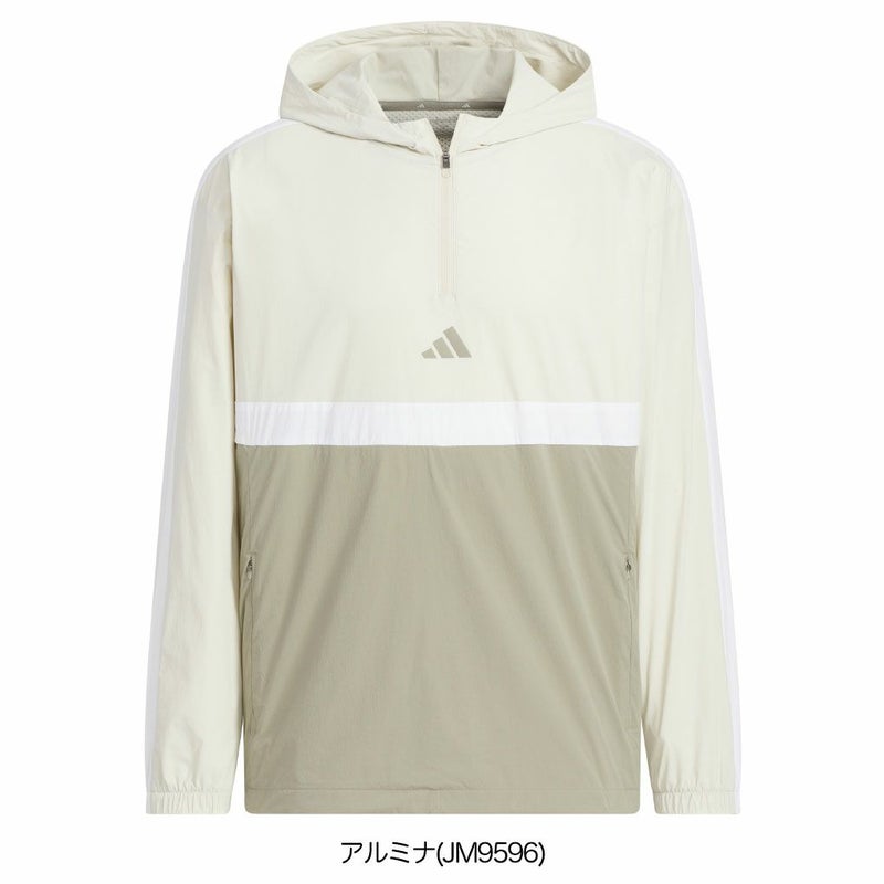 アディダスビヨンドザコース撥水カラーブロックアノラックJUW87メンズゴルフウェアゴルフ2025秋冬モデルadidas日本正規品