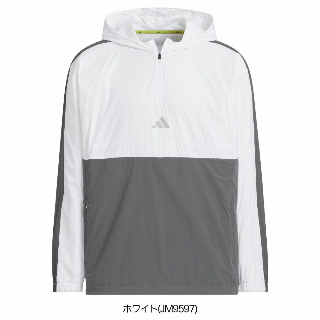 アディダスビヨンドザコース撥水カラーブロックアノラックJUW87メンズゴルフウェアゴルフ2025秋冬モデルadidas日本正規品