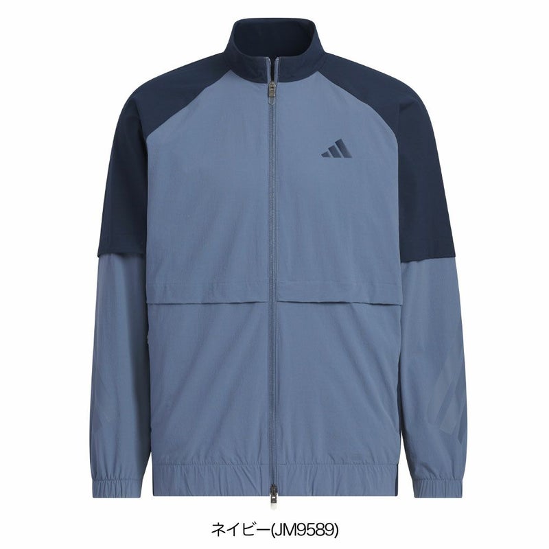 アディダスビヨンドザコース撥水カラーブロックフルジップトラックジャケットJUW92メンズゴルフウェアゴルフ2025秋冬モデルadidas日本正規品