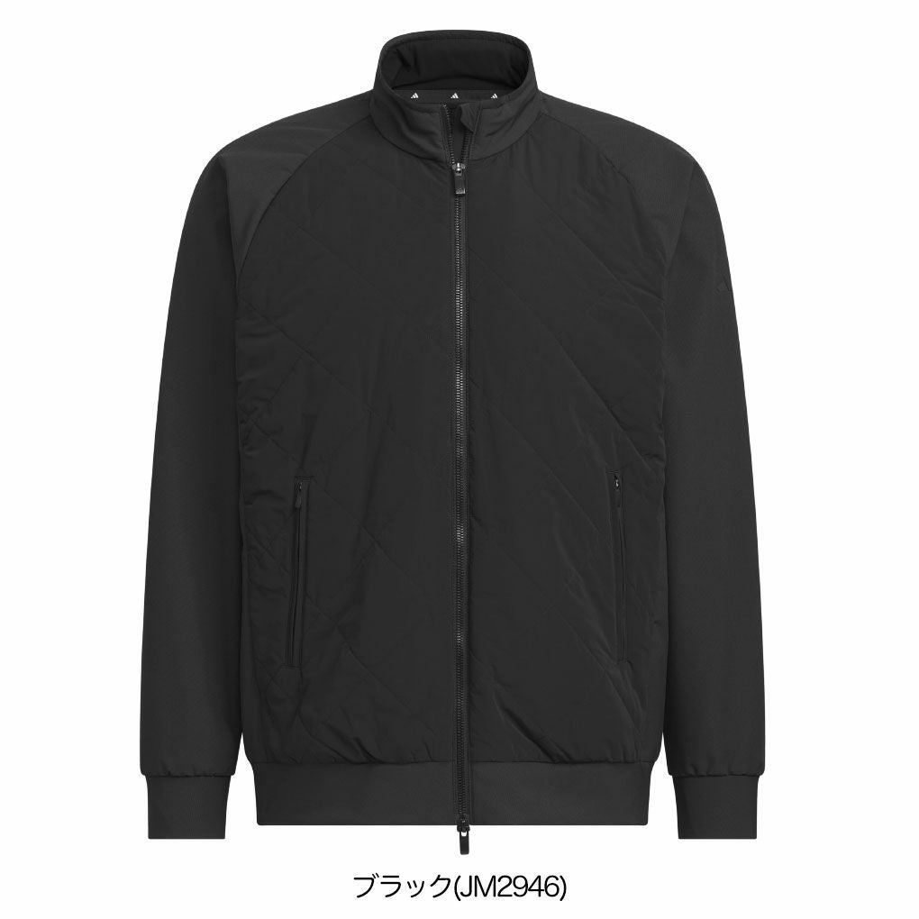 アディダスCOLD.RDY保温キルトコンビネーションフルジップジャケットJVU97メンズゴルフウェアゴルフ2025秋冬モデルadidas日本正規品