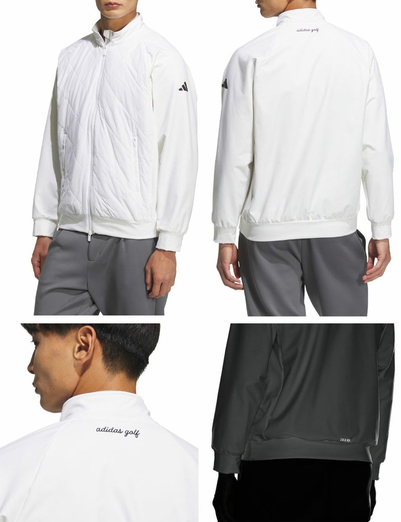 アディダスCOLD.RDY保温キルトコンビネーションフルジップジャケットJVU97メンズゴルフウェアゴルフ2025秋冬モデルadidas日本正規品