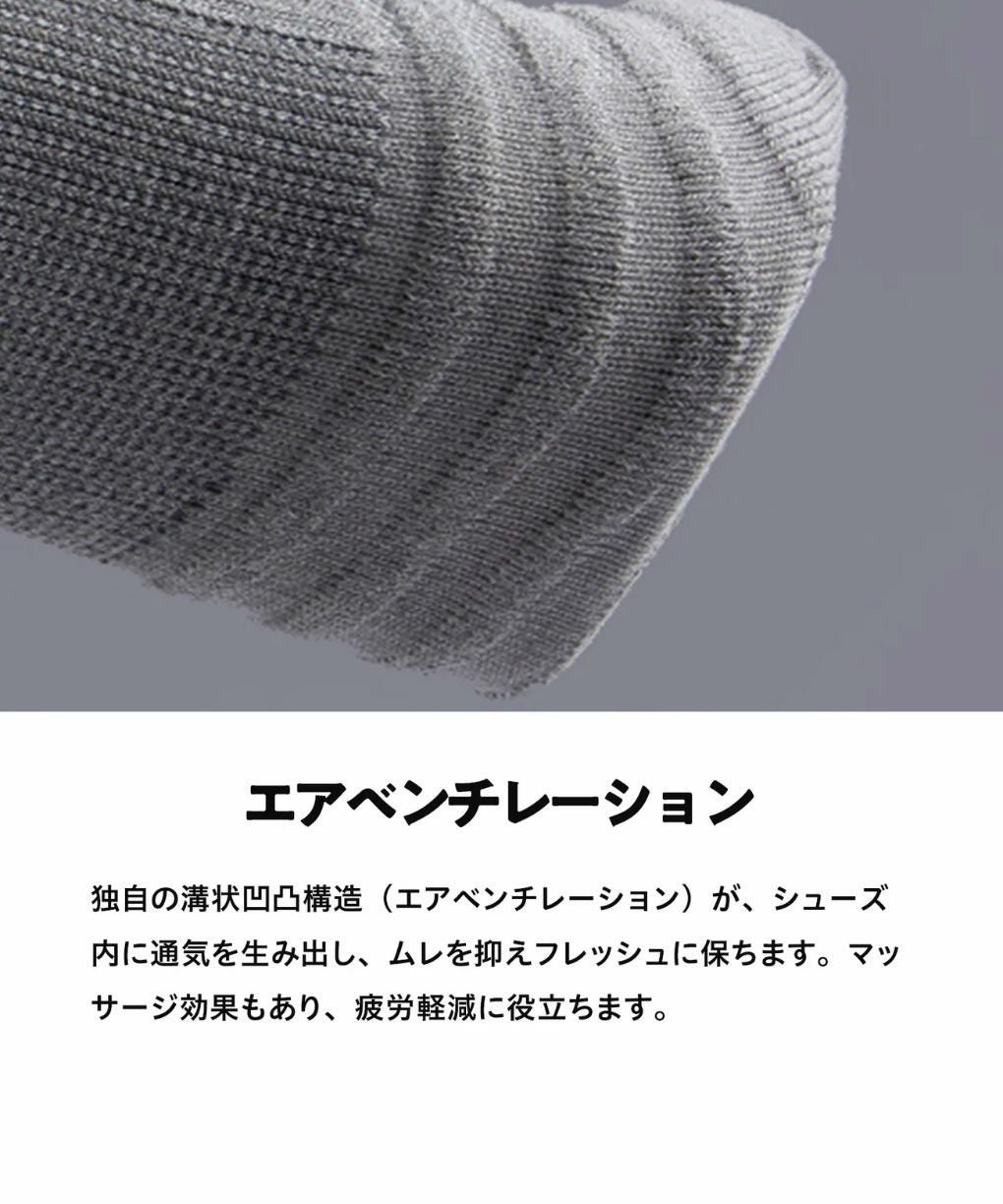 イオンスポーツゼロフィットアンチバクテリアスポーツソックスショートMサイズZEROFITユニセックス日本正規品