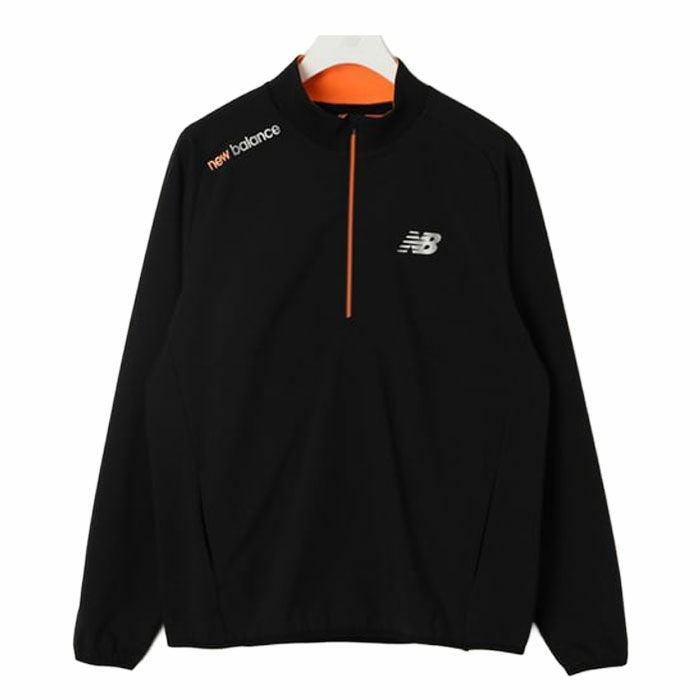 ニューバランス高密ツイルニットハイブリッドハーフジップPOSP012-3262001メンズゴルフウェアnewbalance日本正規品