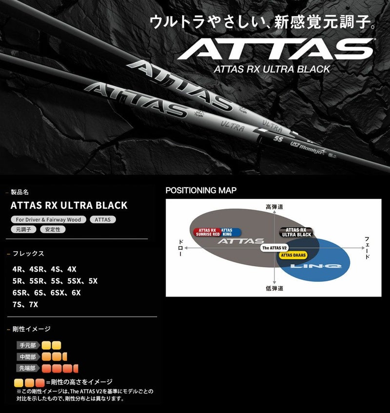 ATTAS_RX_ウルトラブラック_スリーブ付きシャフト