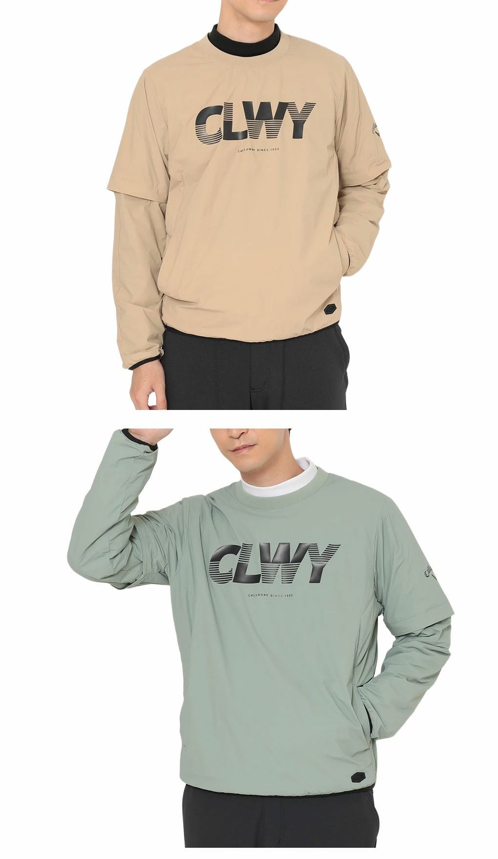 キャロウェイストレッチミニリップ2WAYブルゾンC25215104メンズゴルフウェア2025秋冬モデルCallaway日本正規品