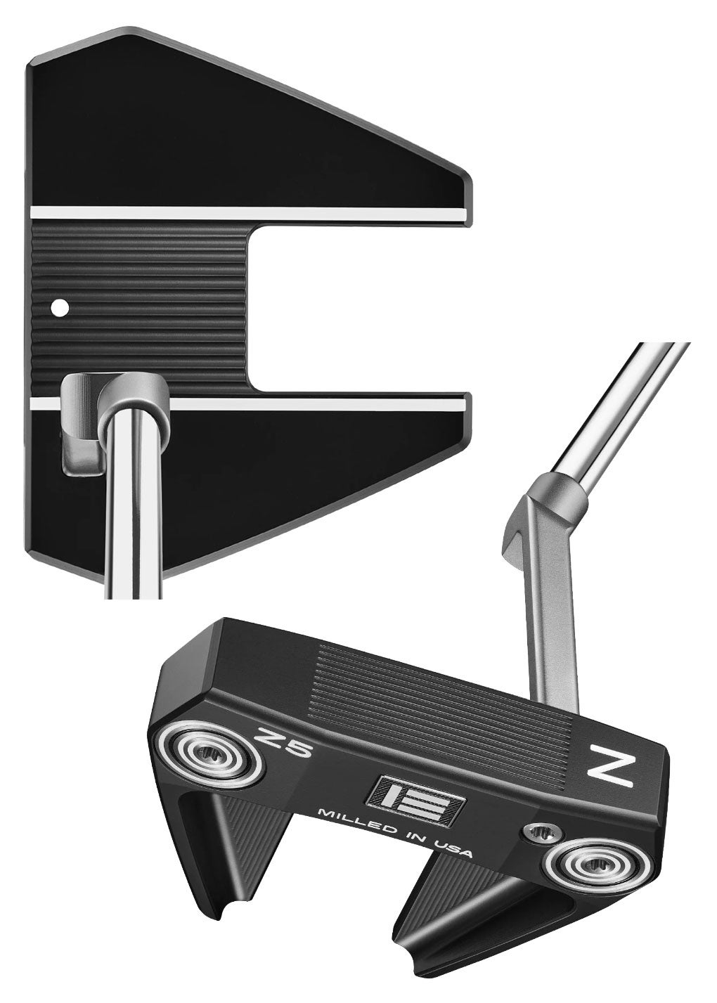 イーブンロールZEROZZ5HATCHBACK-Blackパターメンズ右用33,34,35インチUSA直輸入品EVNROLLゴルフクラブ並行輸入品