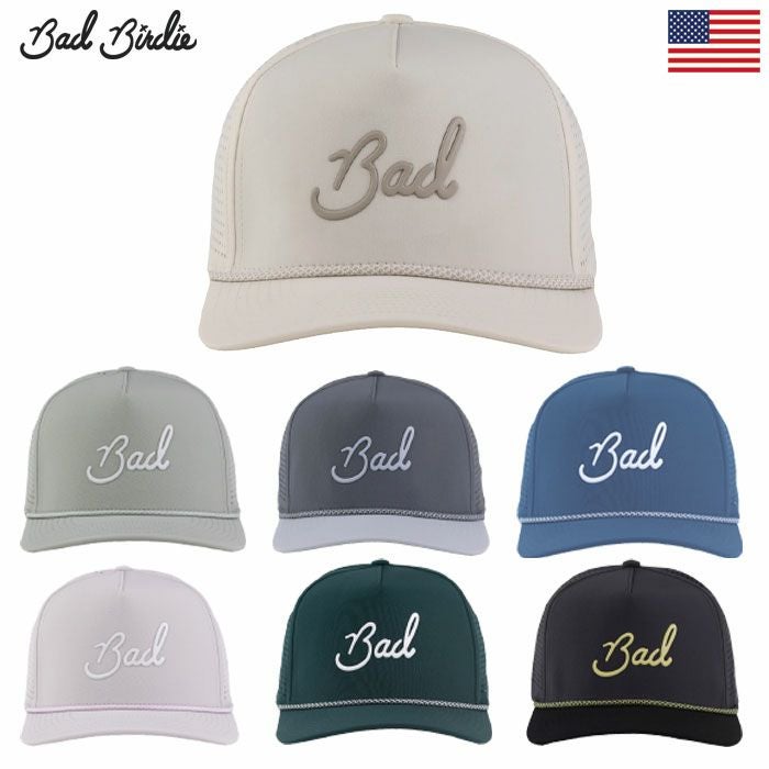 BadBirdieバッドバーディーメンズゴルフキャップ帽子2024年モデルUSA直輸入品