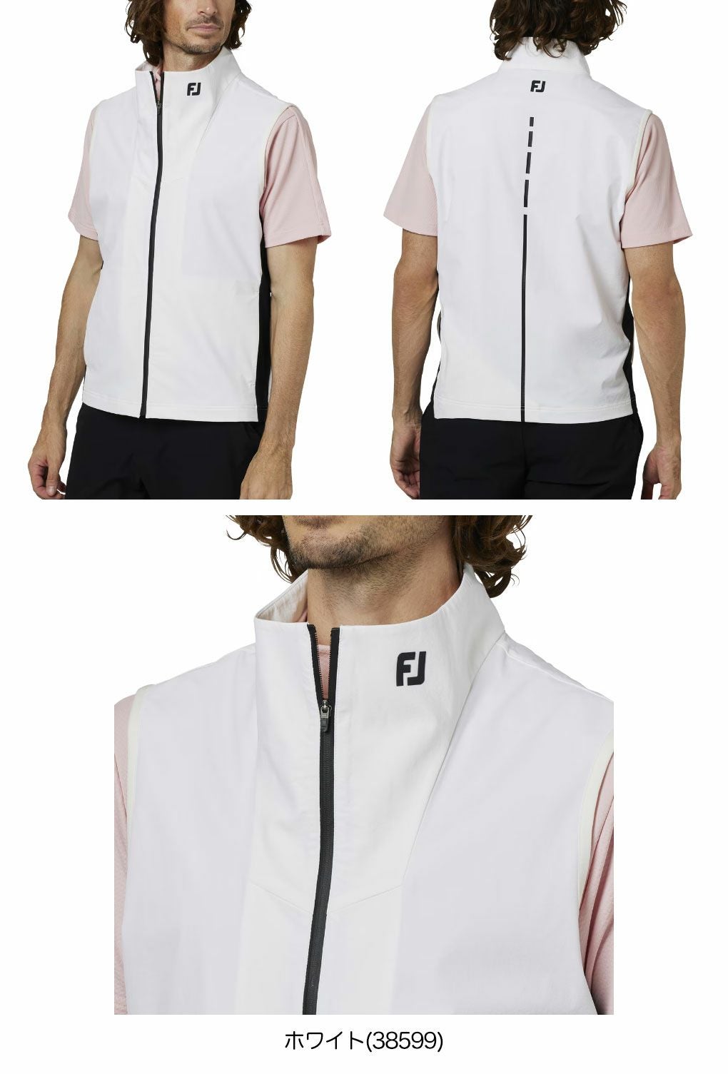 フットジョイFJパッカブル2重織撥水ベストFJ-F25-M01メンズゴルフウェアFOOTJOY2025秋冬モデル日本正規品