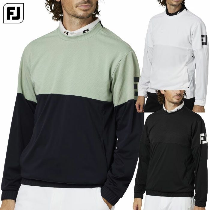 フットジョイFJパフォーマンスクルーネックプルオーバーFJ-F25-M02メンズゴルフウェアFOOTJOY2025秋冬モデル日本正規品