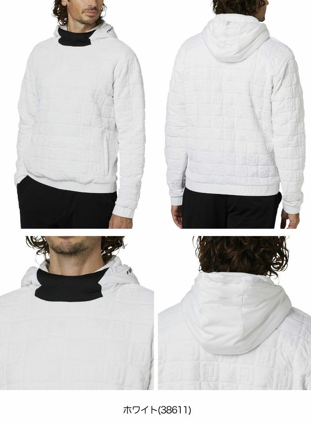 フットジョイFJロゴジャカードフーディーFJ-F25-M04メンズゴルフウェアFOOTJOY2025秋冬モデル日本正規品