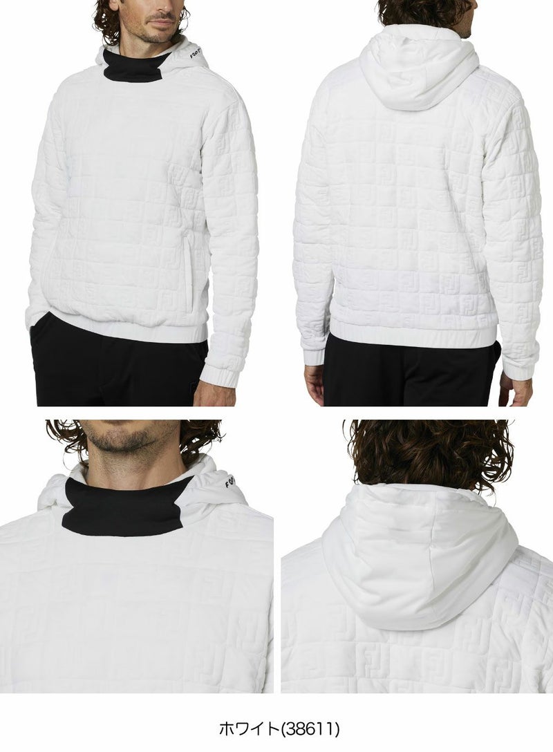 フットジョイFJロゴジャカードフーディーFJ-F25-M04メンズゴルフウェアFOOTJOY2025秋冬モデル日本正規品