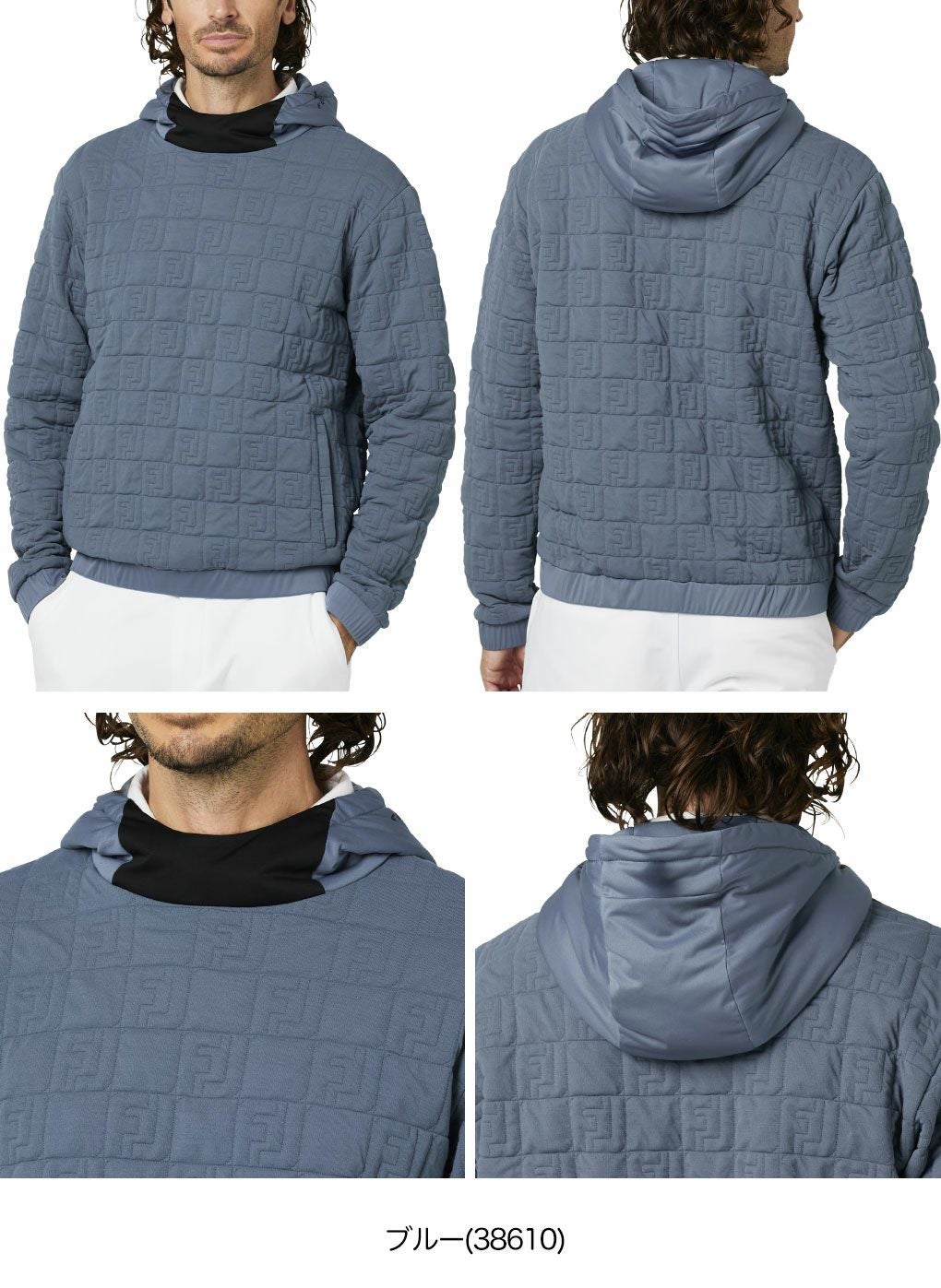 フットジョイFJロゴジャカードフーディーFJ-F25-M04メンズゴルフウェアFOOTJOY2025秋冬モデル日本正規品