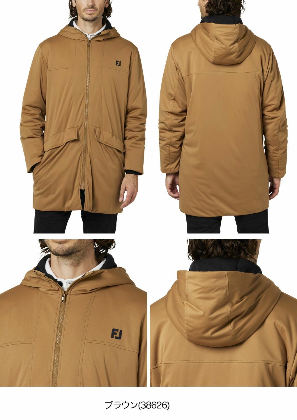 フットジョイアドバンスドエレメントロングコートFJ-F25-O03メンズゴルフウェアFOOTJOY2025秋冬モデル日本正規品