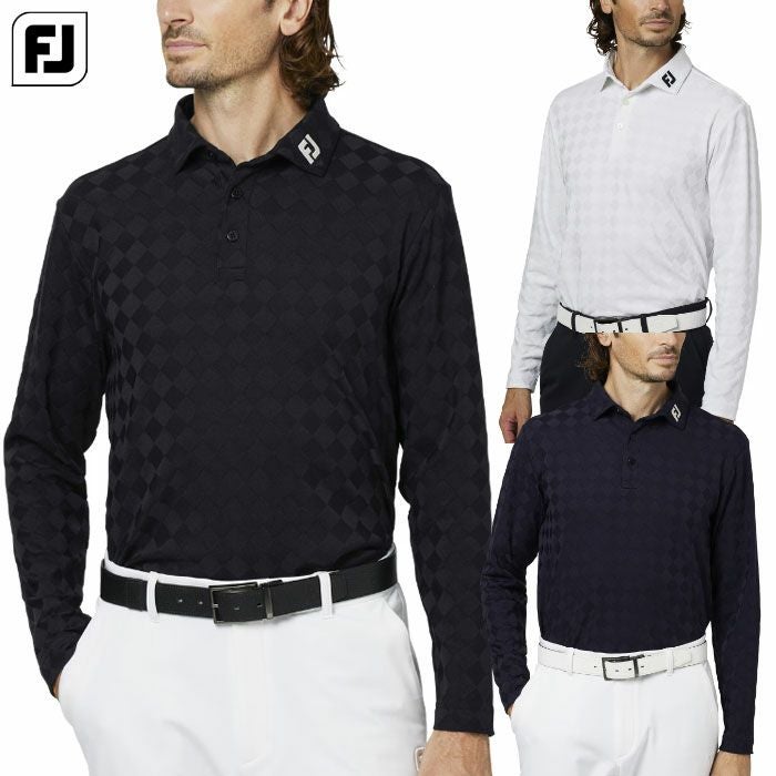 フットジョイ ハイストレッチ長袖ハイネックシャツ FJ-F25-S05 メンズ