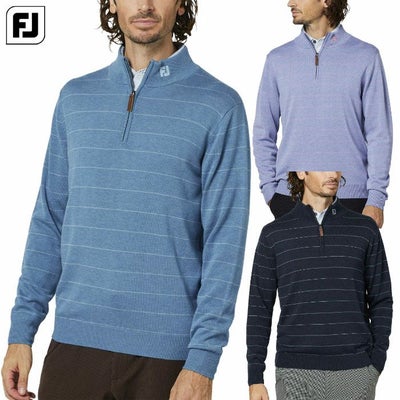 フットジョイウールヘザークォータージップセーターFJ-F25-M12メンズゴルフウェアFOOTJOY2025秋冬モデル日本正規品