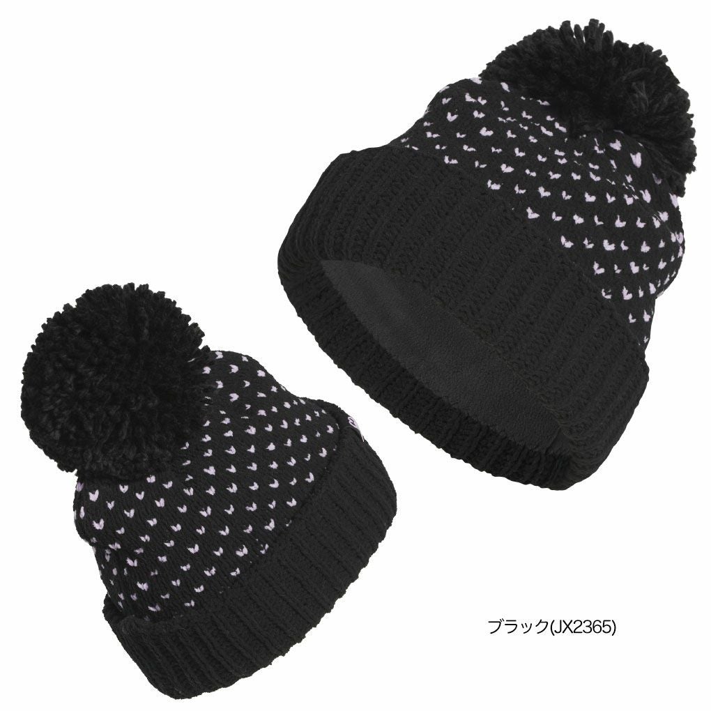 アディダスポンポンビーニーJVU37レディースゴルフキャップ帽子2025秋冬モデルadidas日本正規品