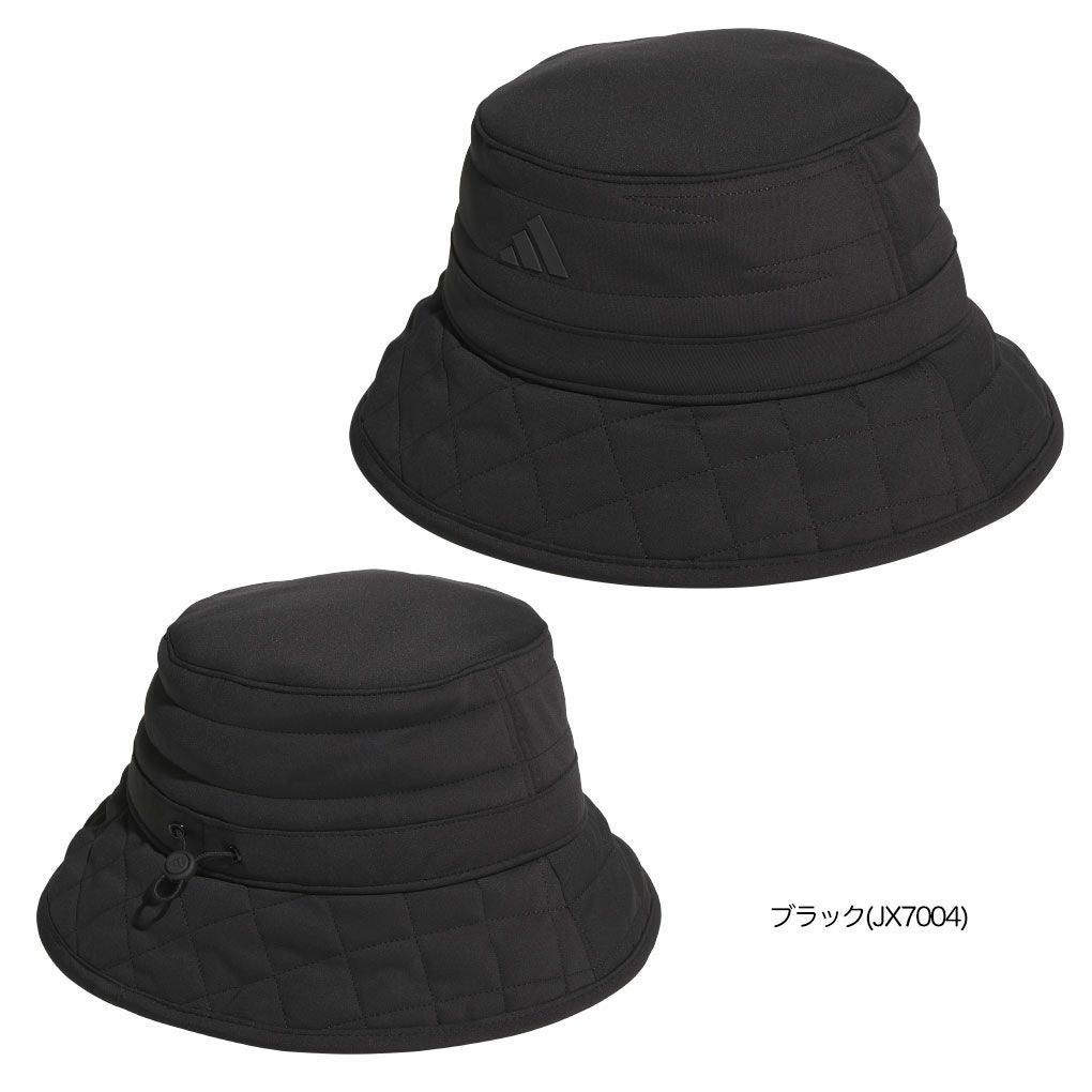 アディダスFROSTGUARD保温撥水バケットハットKQE13メンズゴルフキャップ帽子2025秋冬モデルadidas日本正規品