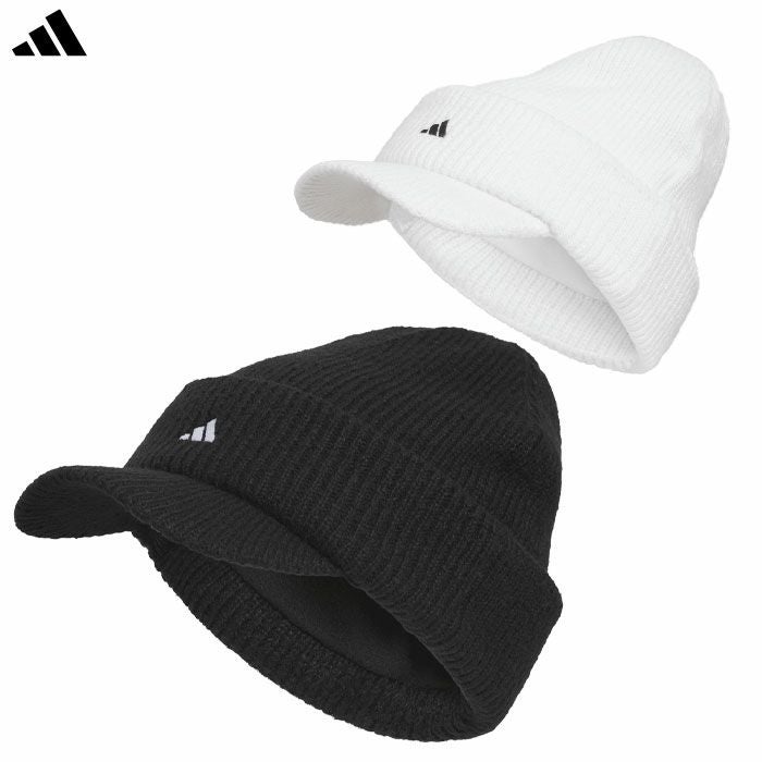 アディダスCOLD.RDYグラフィックブリムニットキャップKQE15メンズゴルフキャップ帽子2025秋冬モデルadidas日本正規品