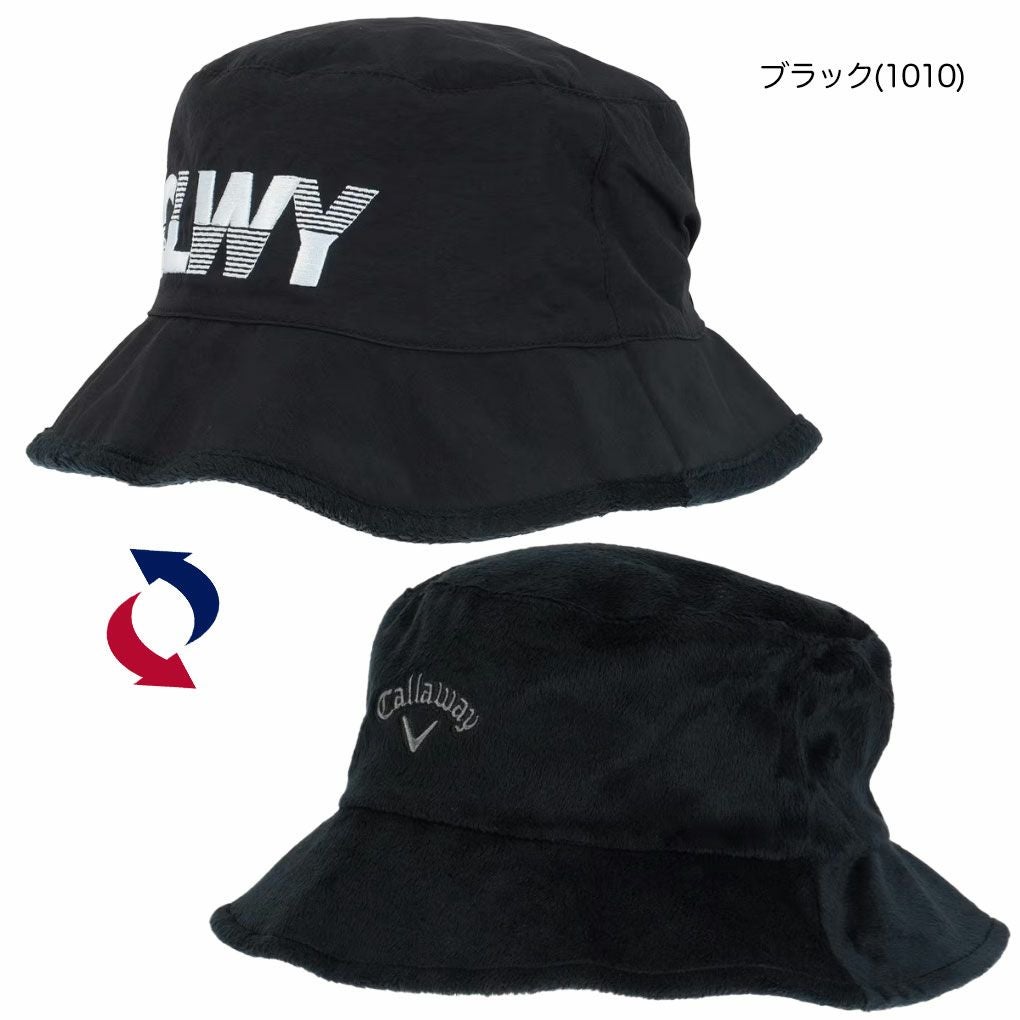キャロウェイリバーシブルバケットハットC25291119メンズゴルフキャップ帽子2025秋冬モデル日本正規品