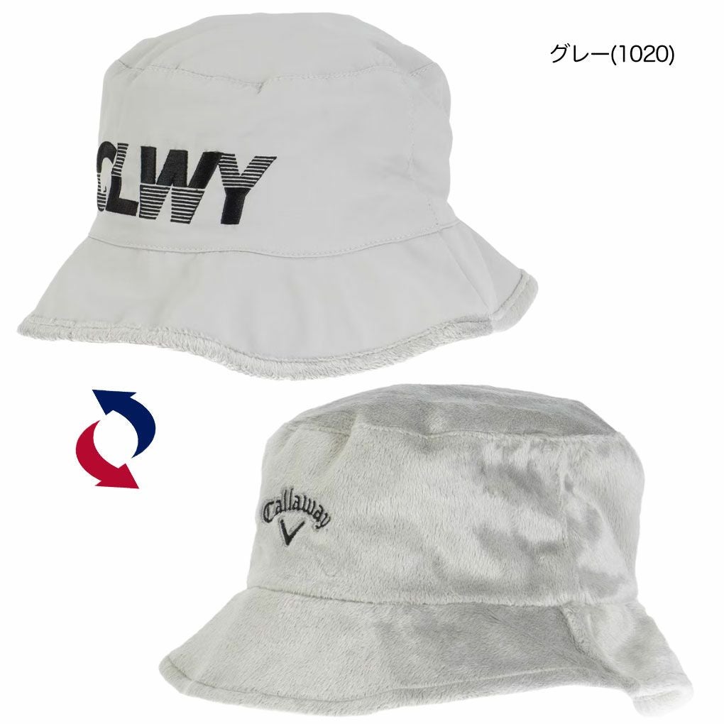 キャロウェイリバーシブルバケットハットC25291119メンズゴルフキャップ帽子2025秋冬モデル日本正規品
