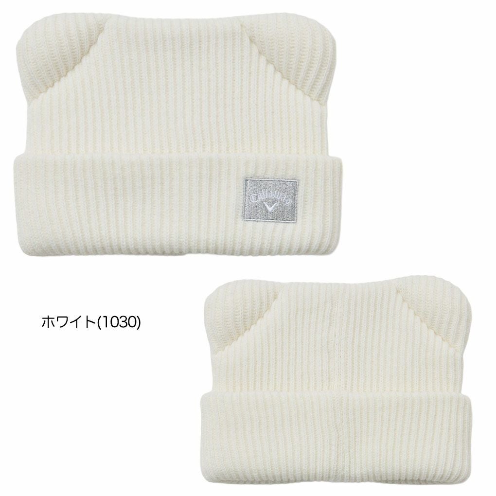 キャロウェイリバーシブルビーニーC25291216レディースゴルフキャップ帽子2025秋冬モデル日本正規品